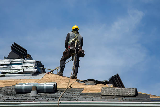 Professional Emergency Roof Repair technician working in Fishersville, VA
